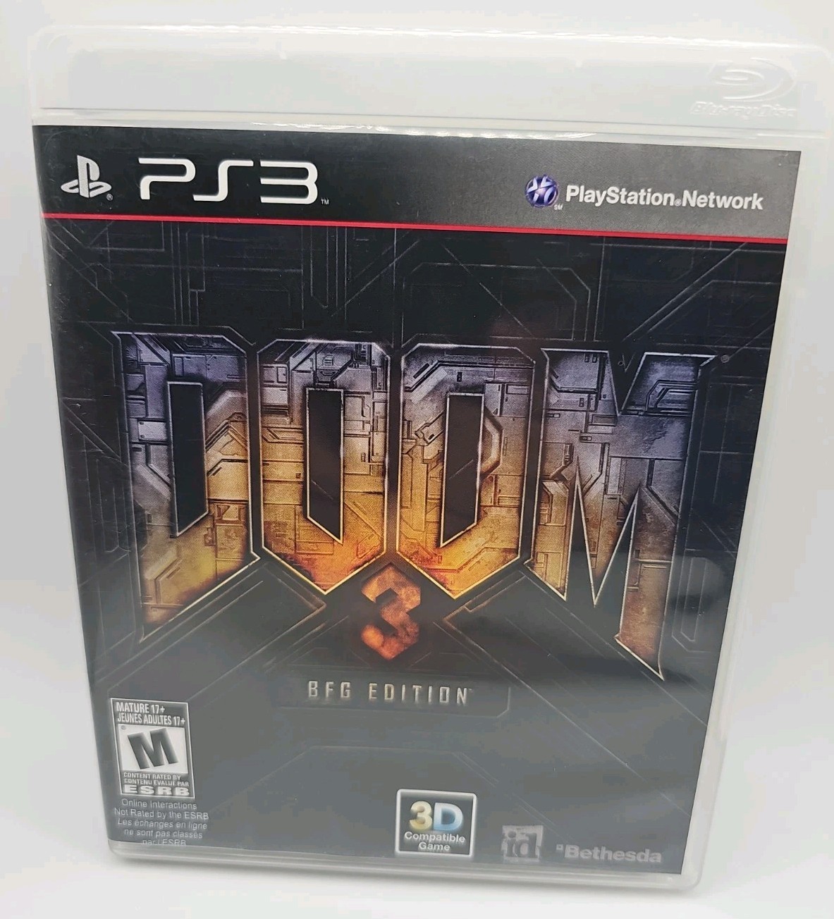 Doom 3 : BFG Edition (PlayStation 3, 2012) PS3 Complete CIB With Manuals Insert