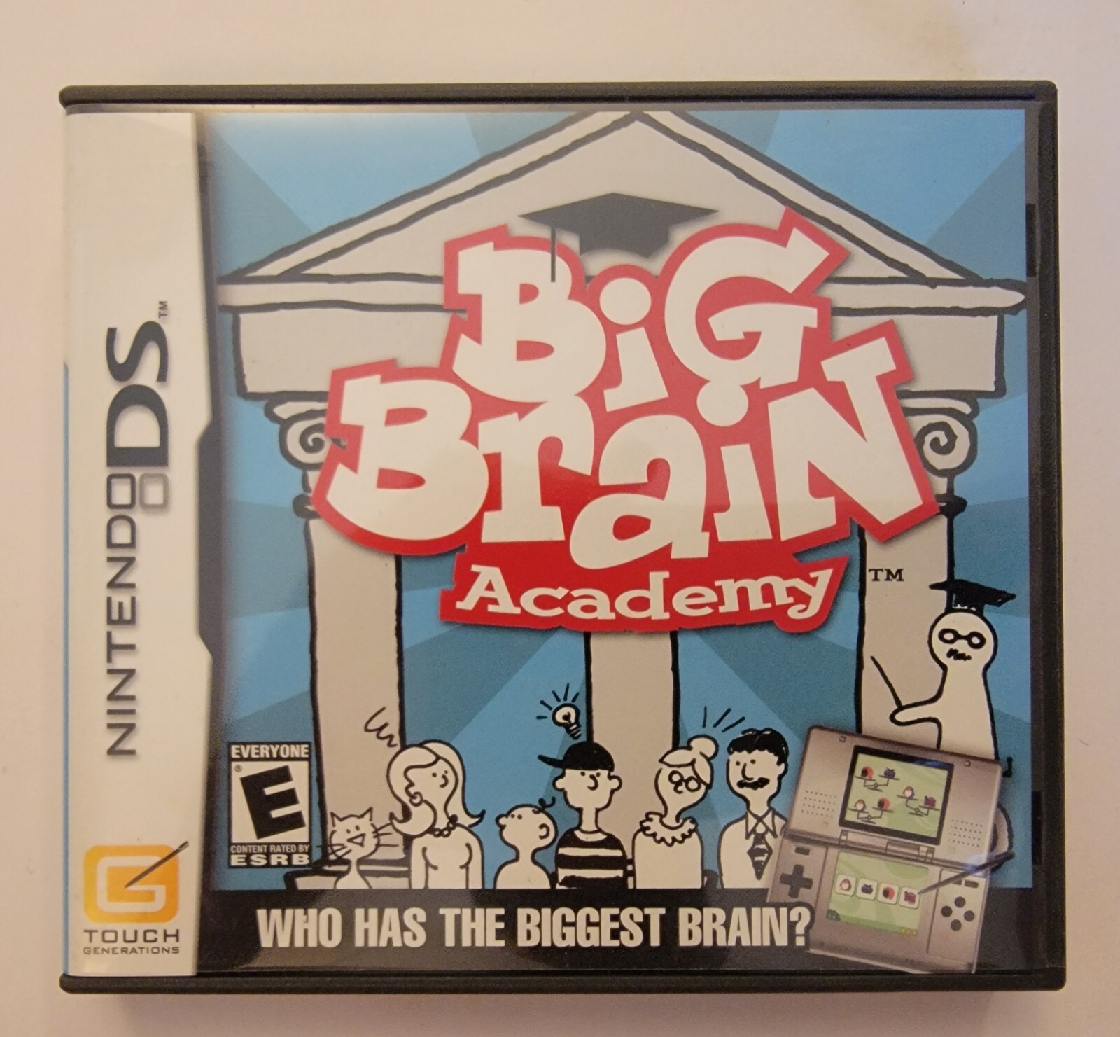 Big Brain Academy Nintendo DS Family Fun Game Complete Rare Vtg 2006 Puzzle B3