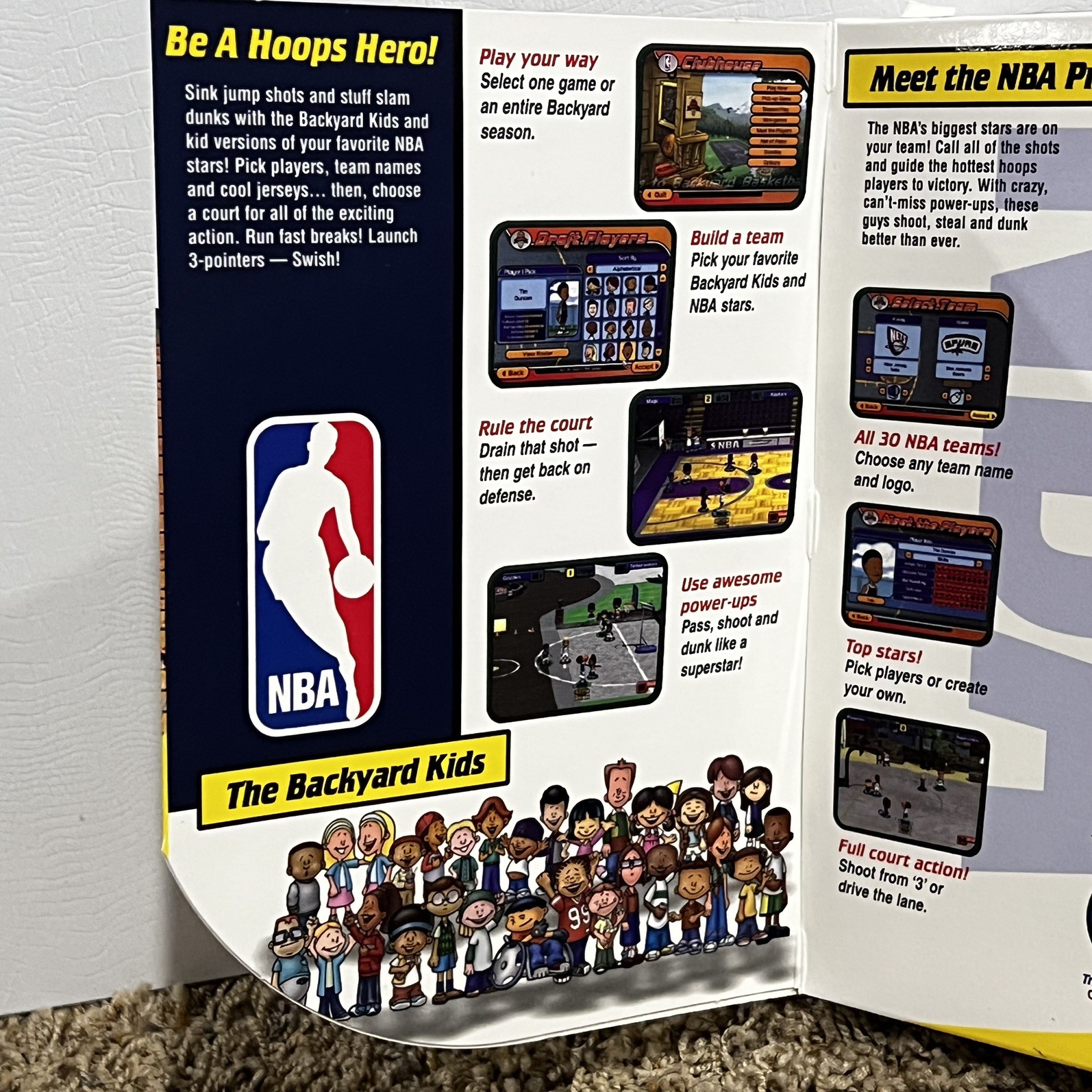 Big Box Backyard NBA Basketball 2004 PC Game Tim Duncan NEW factory sealed