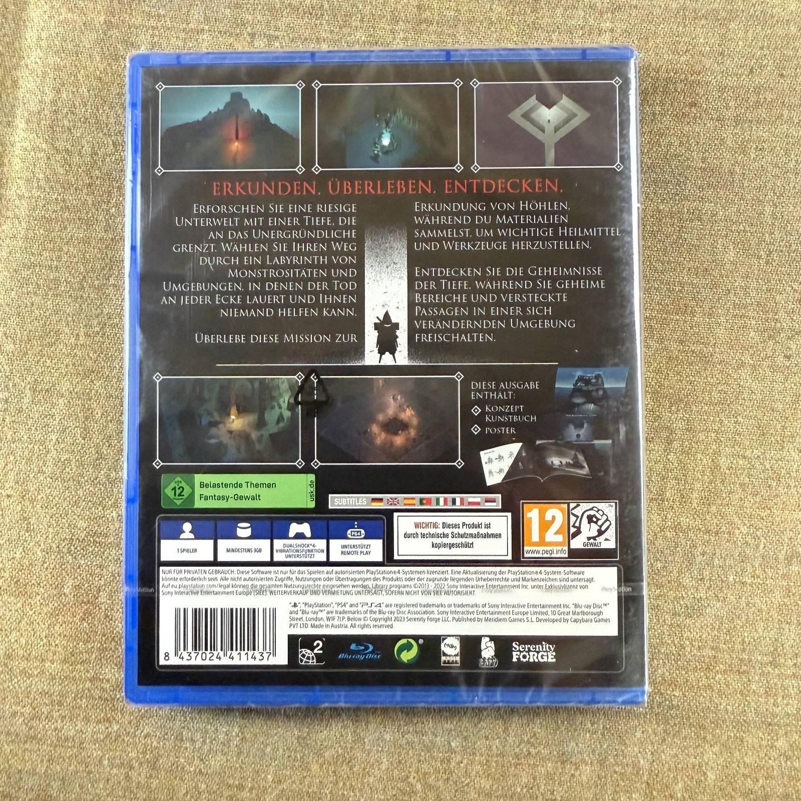 Below (Special Edition) — PS4 — PAL (German, Factory Sealed) Plays in English