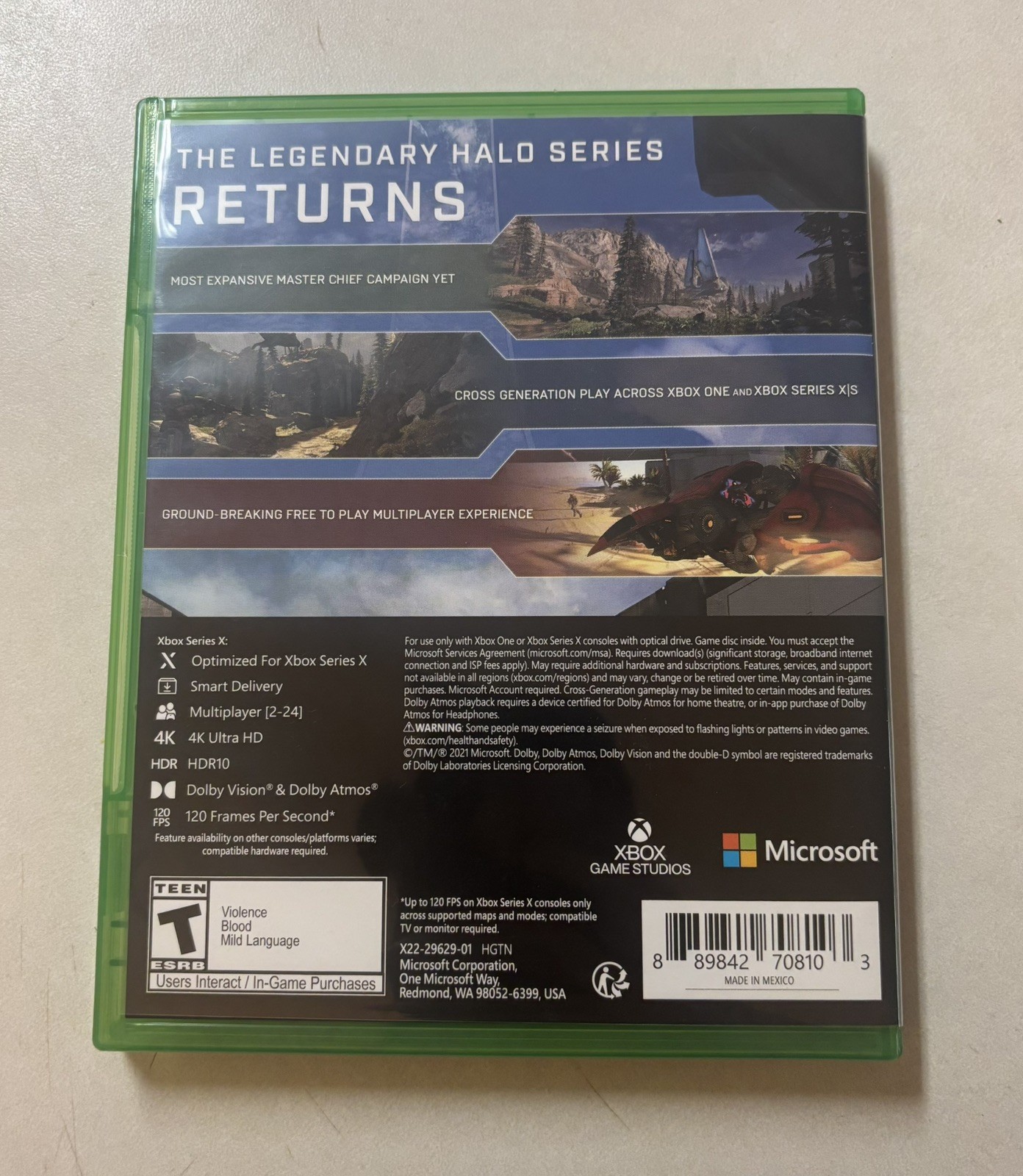 Halo: Infinite COMPLETE (Microsoft Xbox One & Xbox Series X, 2021) CIB 343