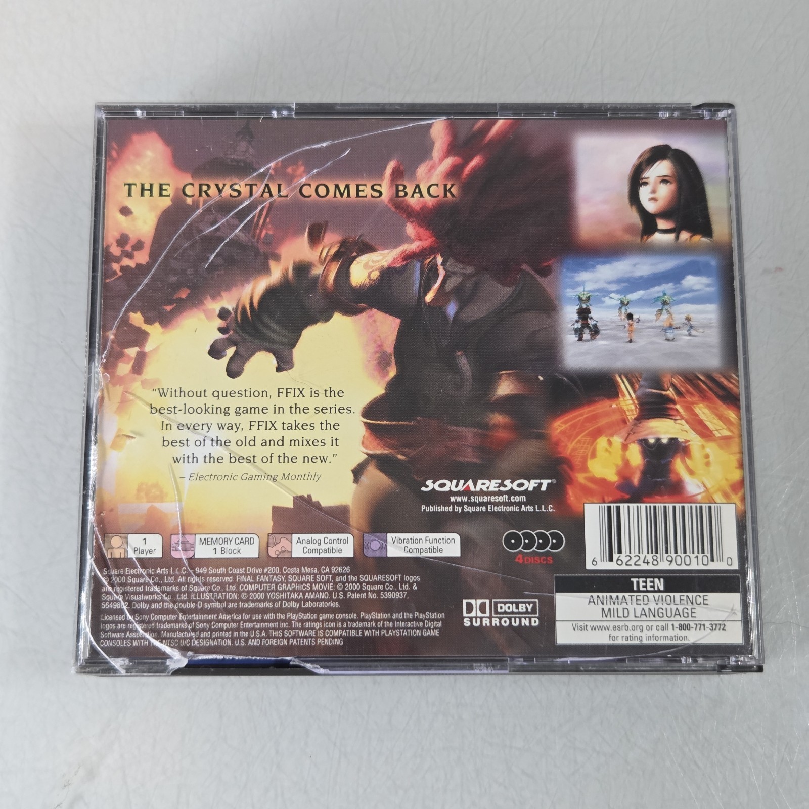 Playstation 1 Final Fantasy 9 IX Black Label CIB Complete – BROKEN CASE