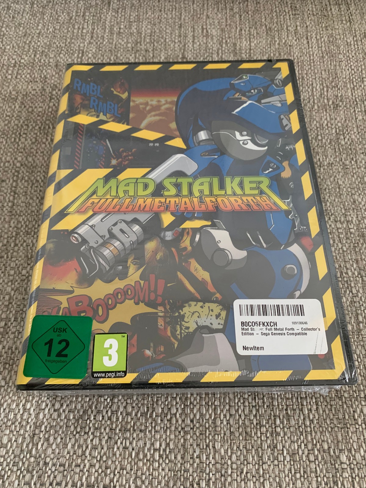 Mad Stalker Full Metal Forth Collector’s Edition Strictly Limited Games SEGA New
