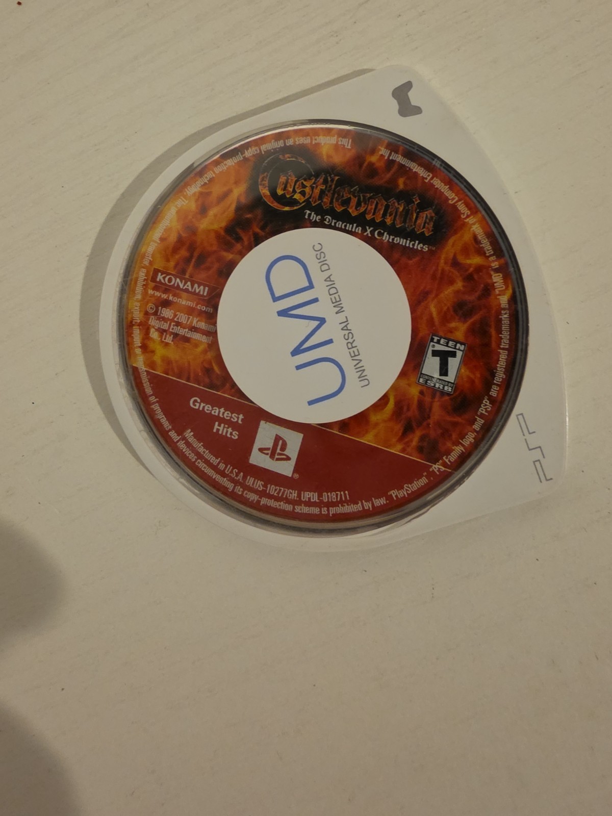 CASTLEVANIA – The Dracula X Chronicles Sony PSP 2007,, Loose