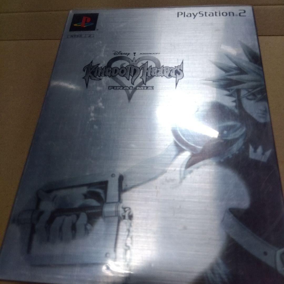 KINGDOM HEARTS Final Mix Platinum Limited Edition PS2 Complete Set Japan Used