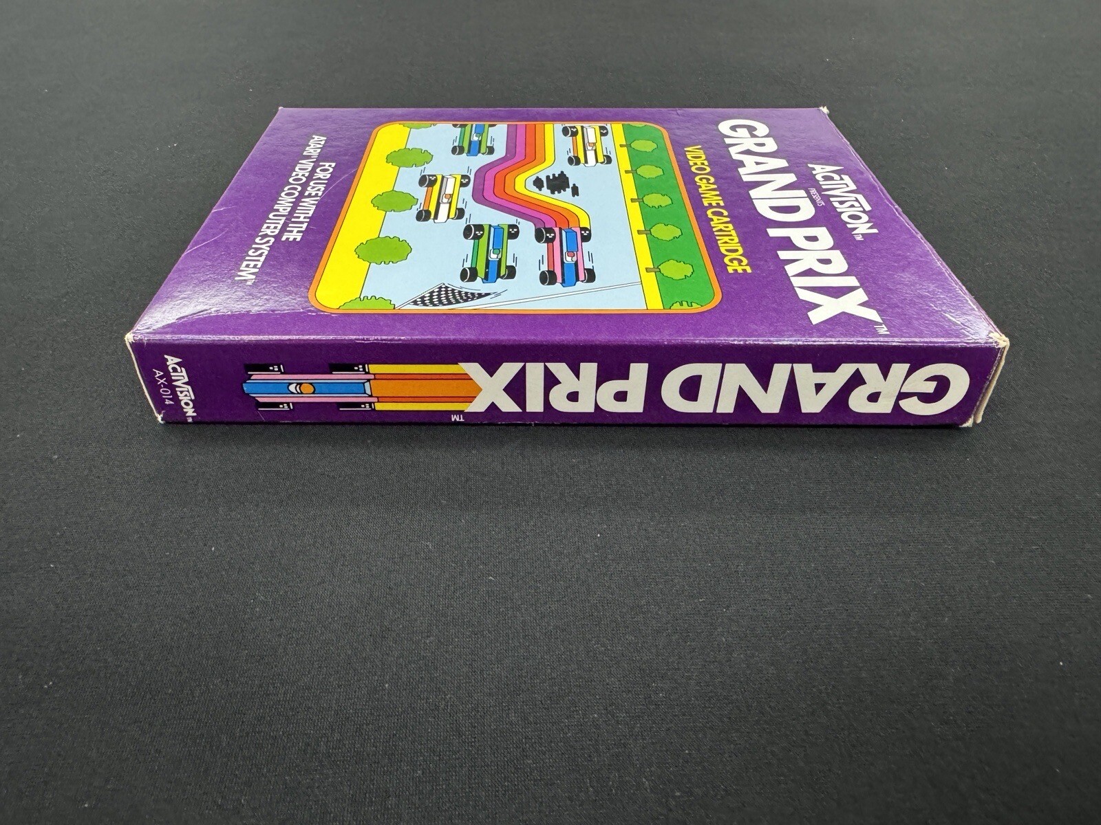 Grand Prix (Atari 2600, 1982) With Box, No Manual, Has Warranty Card