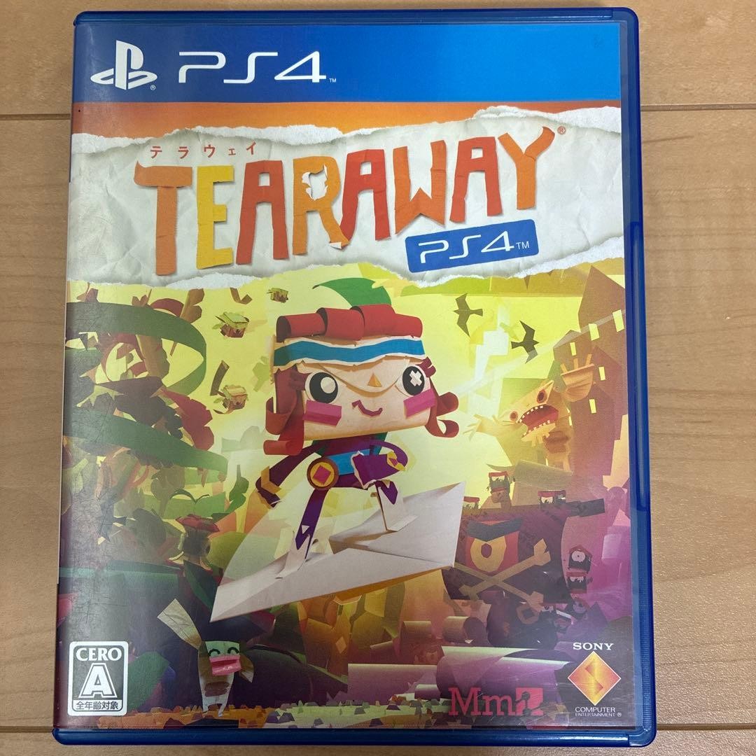 Tearaway Sony PlayStation 4 Tested and Working Japanese ver Used with Case