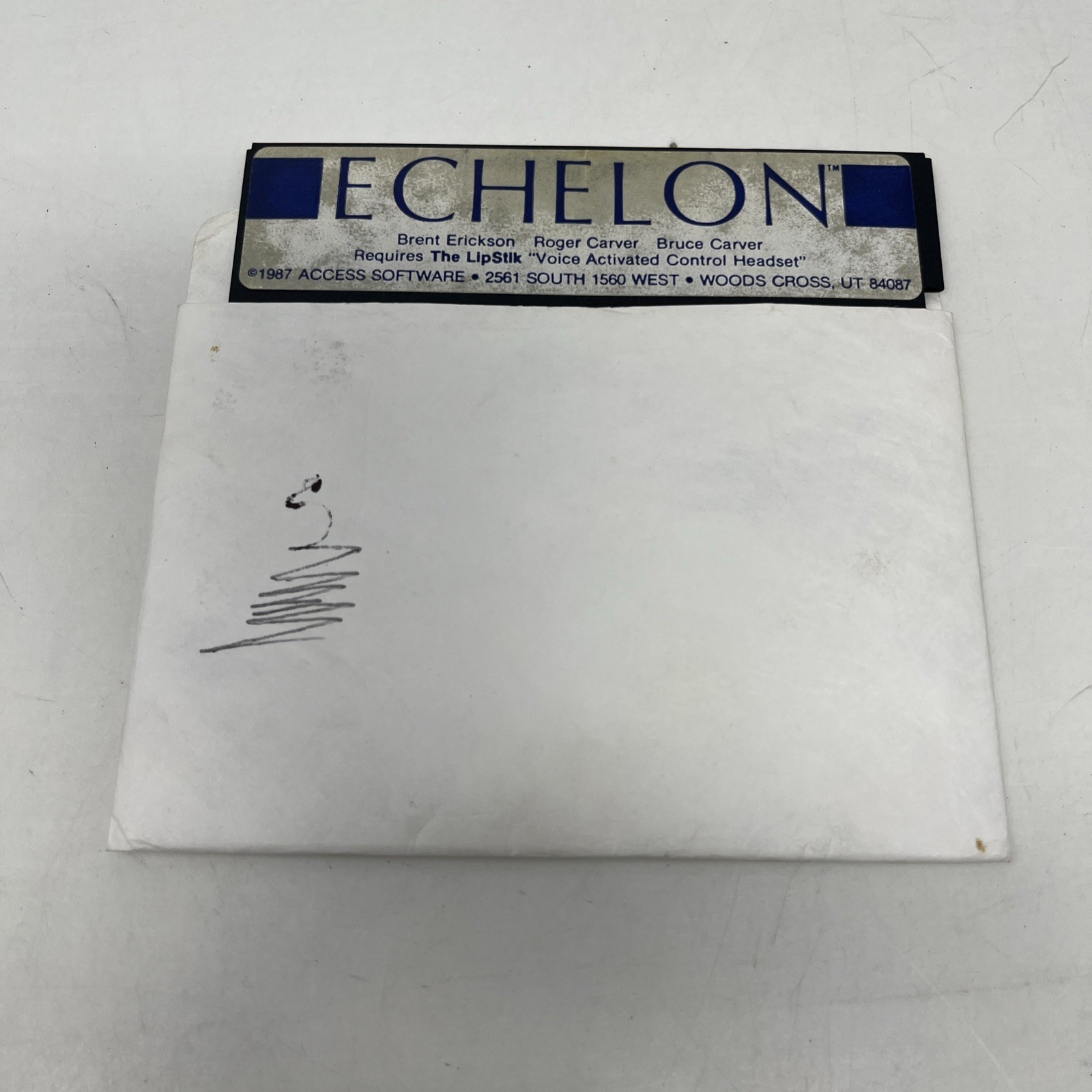 Echelon 3-D Space Flight Simulator Commodore 64/128 Floppy edw38