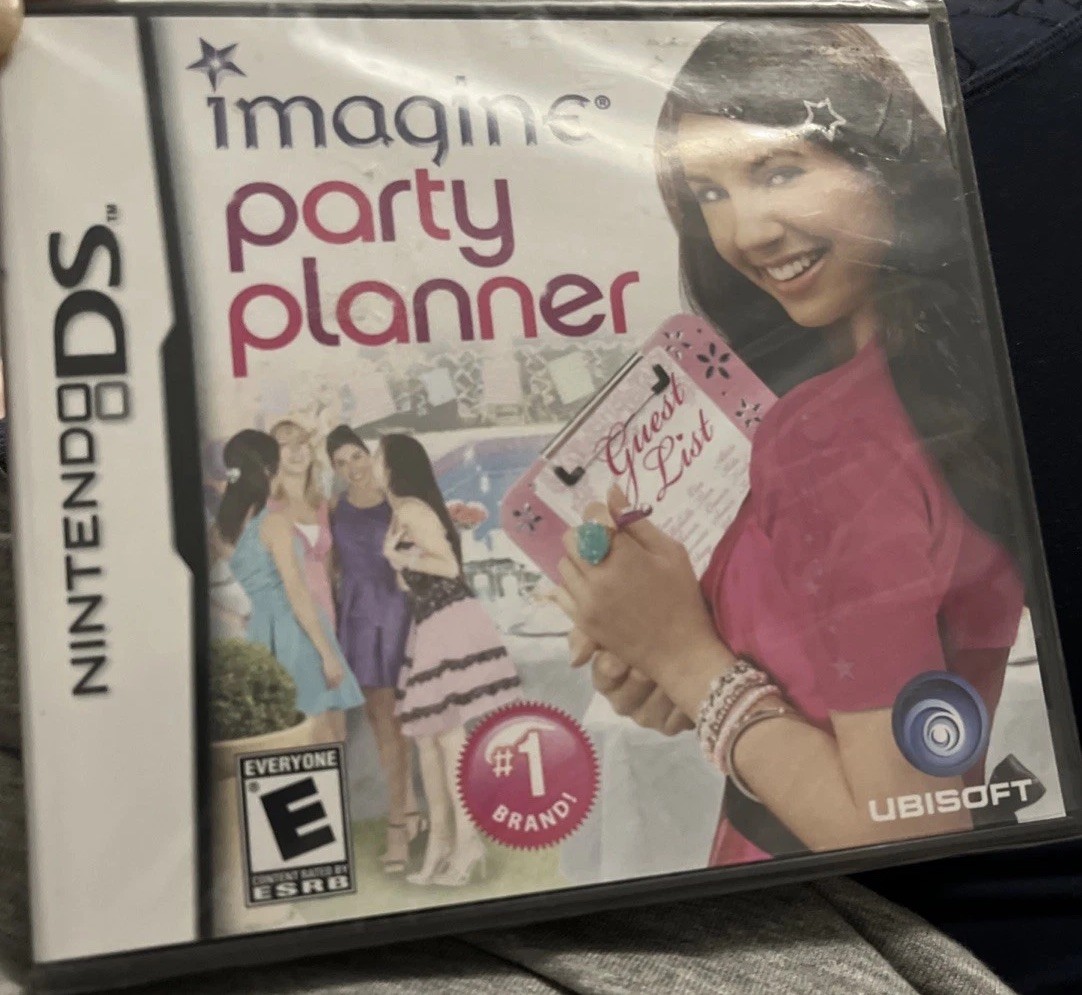 Imagine Party Planner (Nintendo DS, 2010) New Factory Sealed OOP Ubisoft