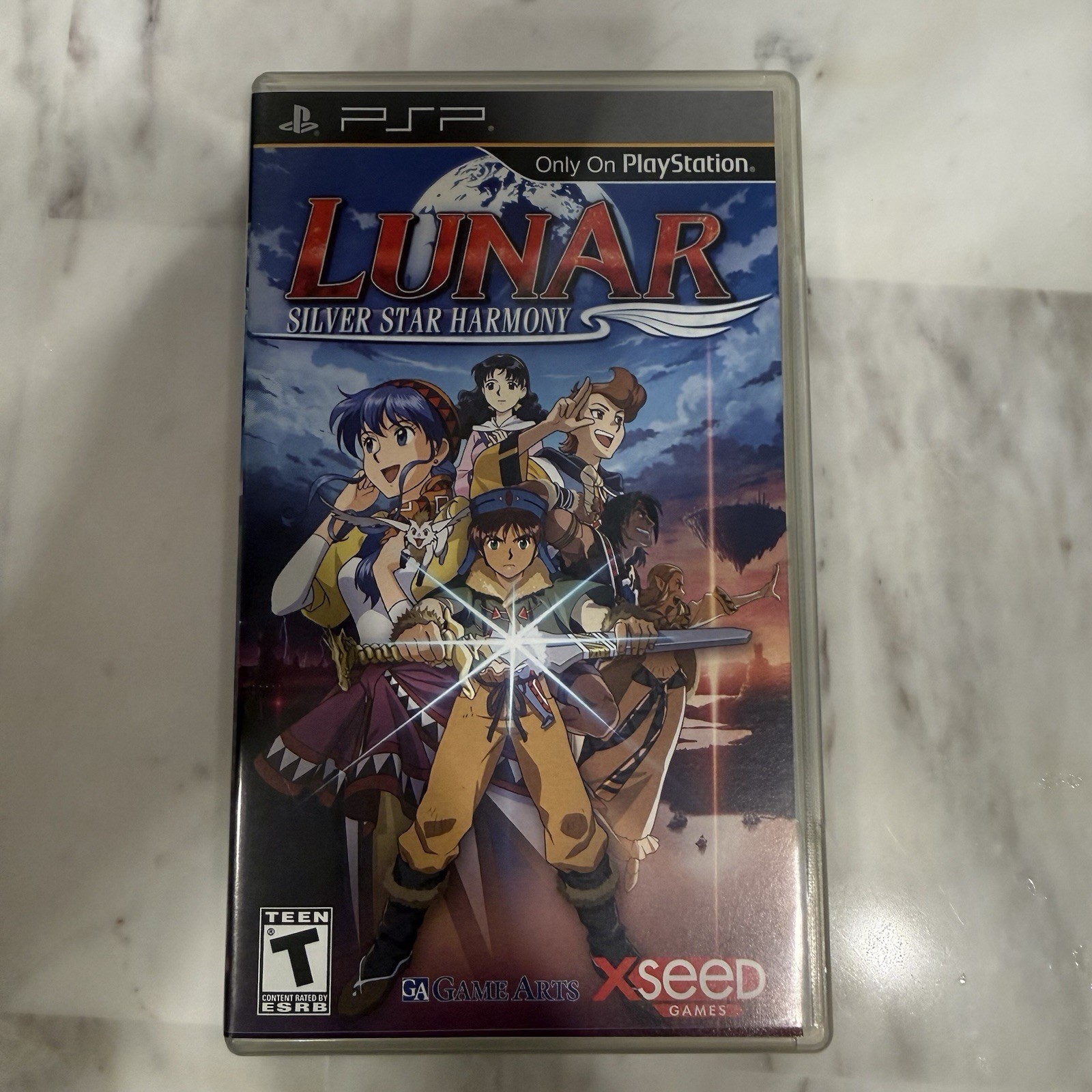 Lunar: Silver Star Harmony (Sony PSP, 2010) Complete Tested Clean