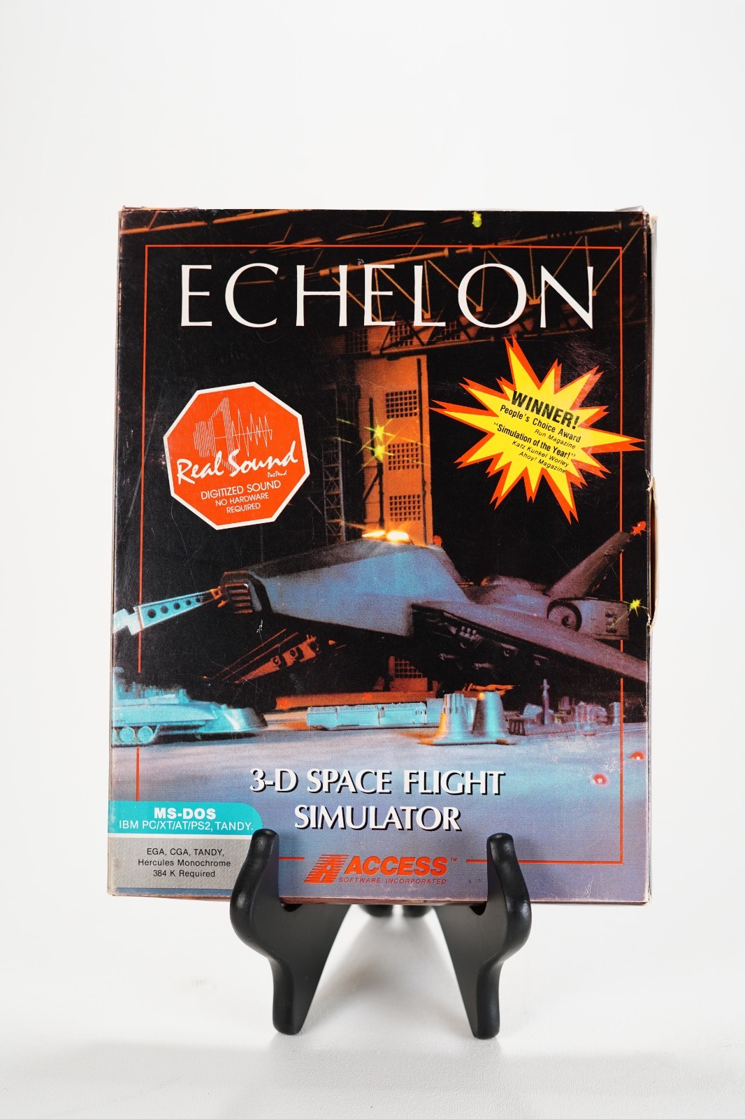Echelon: 3D Space Fight Simulator (PC) – COMPLETE BIG BOX – 5.25 Floppies