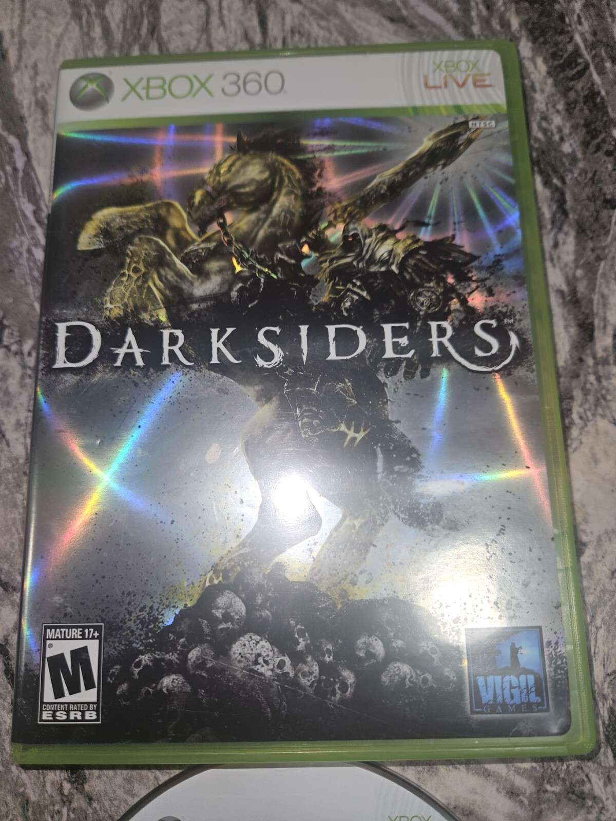 Darksiders (Microsoft Xbox 360, 2010) No Manual Tested