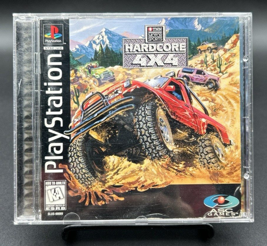 TNN Motorsports HardCore 4×4 – PS1 – CIB – Play Tested – Free Ship!