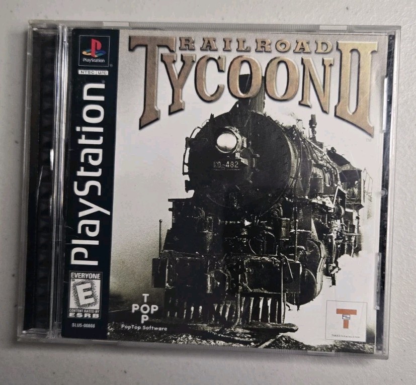 Railroad Tycoon II (Sony PlayStation 1, 2000) Disc Is Excellent