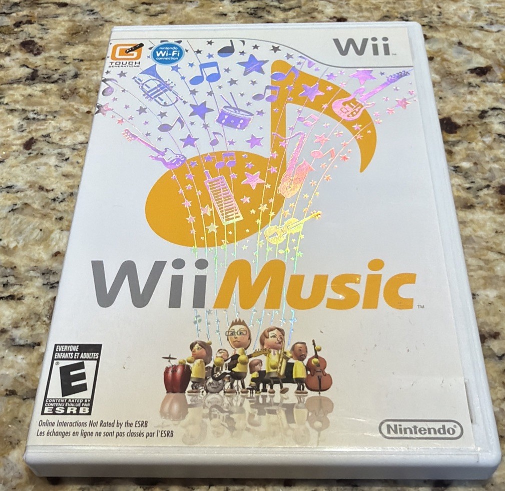 Wii Music (Nintendo Wii, 2008) Complete With Manual Video Game