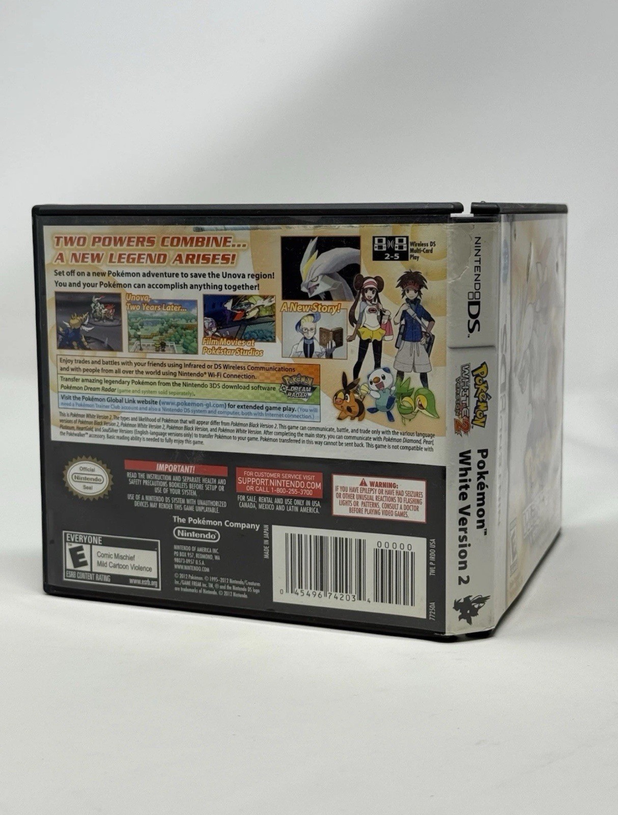 Unlocked Authentic Pokemon White 2 Nintendo DS Complete CIB | 649 SHINY Pokemon