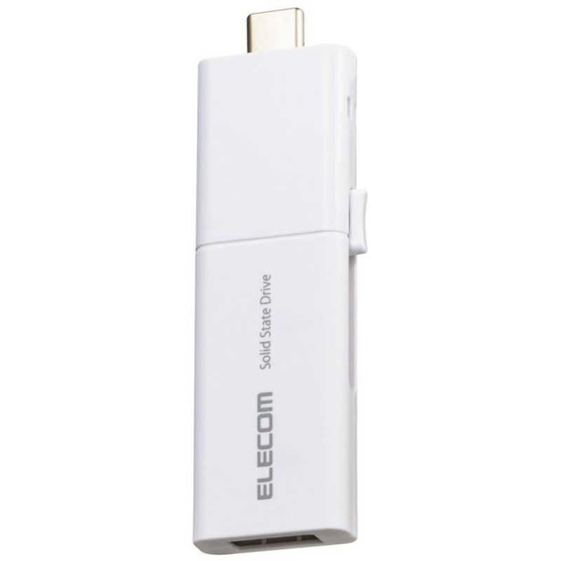 NEW Elecom Ssd External 1Tb Read420Mb/Sec Slideusb Type-C/Usb-A Japan