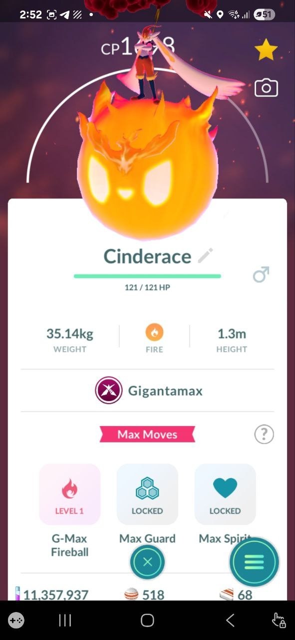 Pokemon GO – Gigamax Cinderance/Inteleon/Rillaboom (Trade)