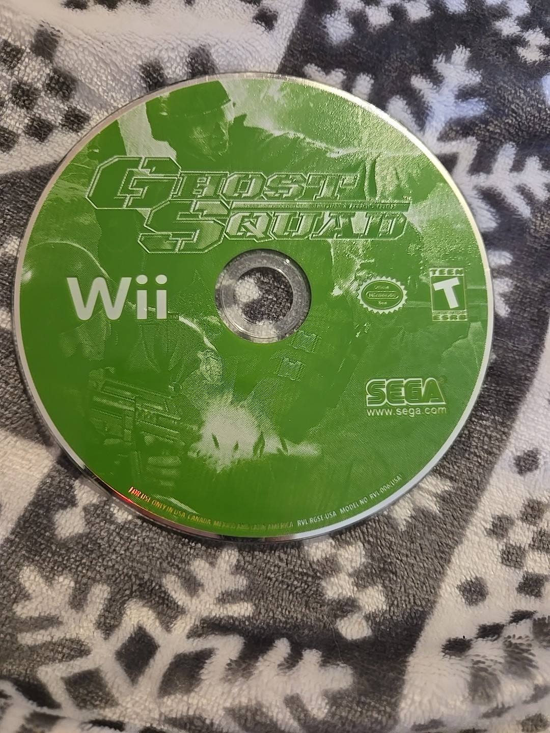 Ghost Squad (Nintendo Wii) DISC ONLY, NO USPS TRACKING