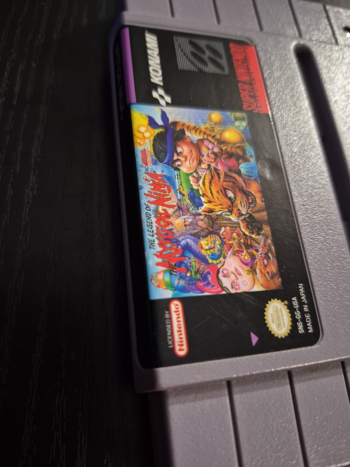 The Legend of the Mystical ninja Snes, 1992) Authentic- Tested Works