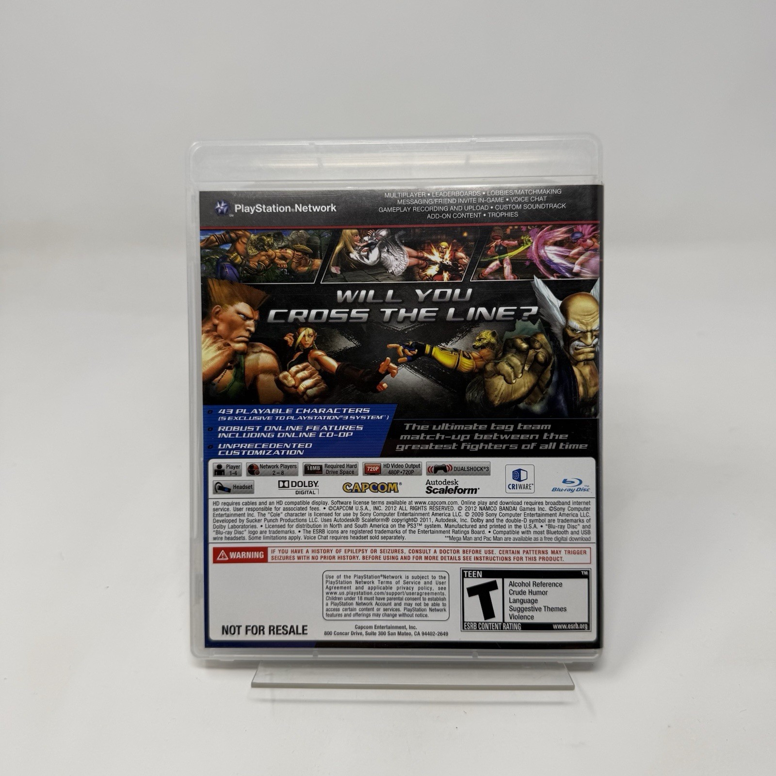 Street Fighter X Tekken – Special Edition (Sony PlayStation 3, 2012) CIB PS3
