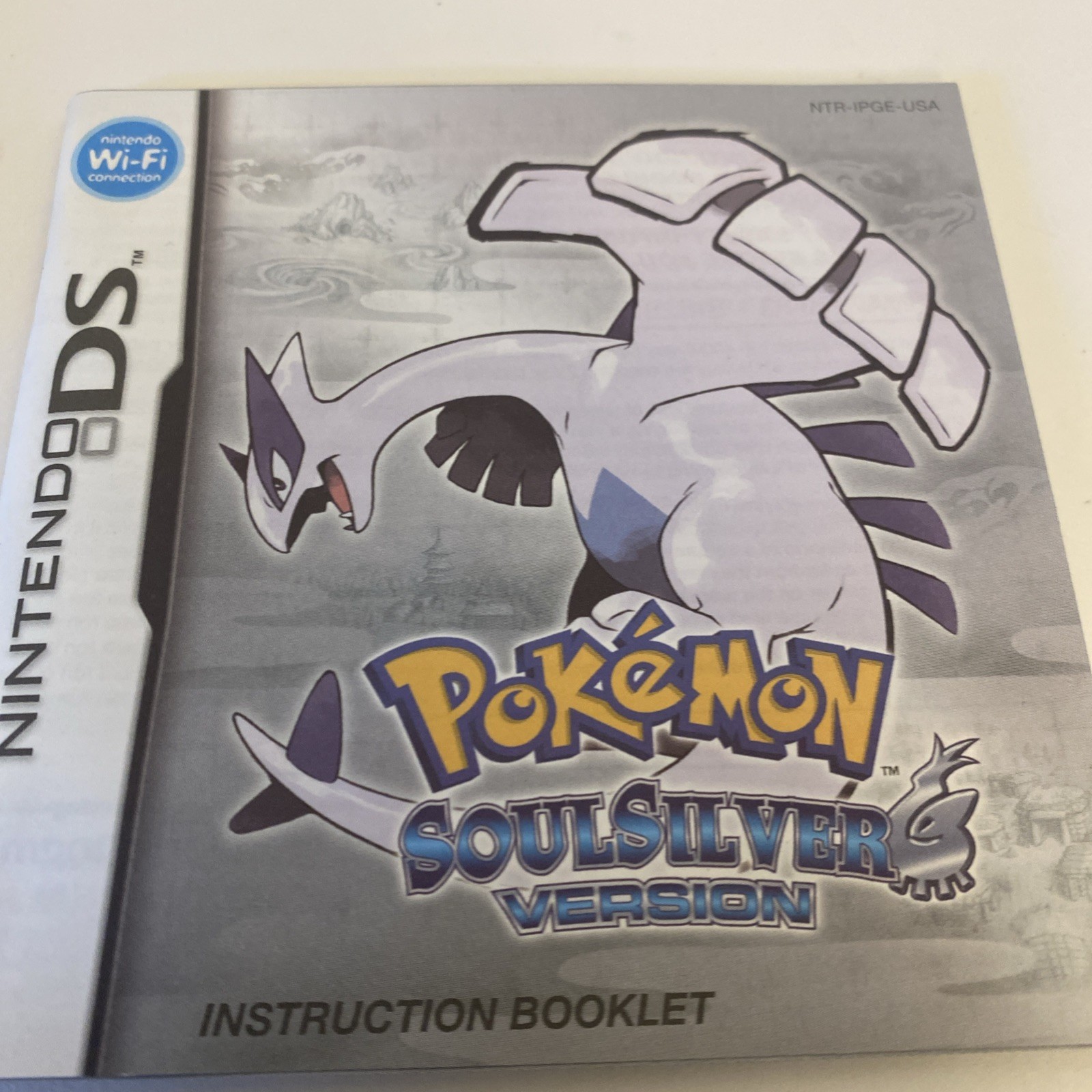 Pokemon SoulSilver Version DS 2010Authentic Game Case Instructions Tested Works