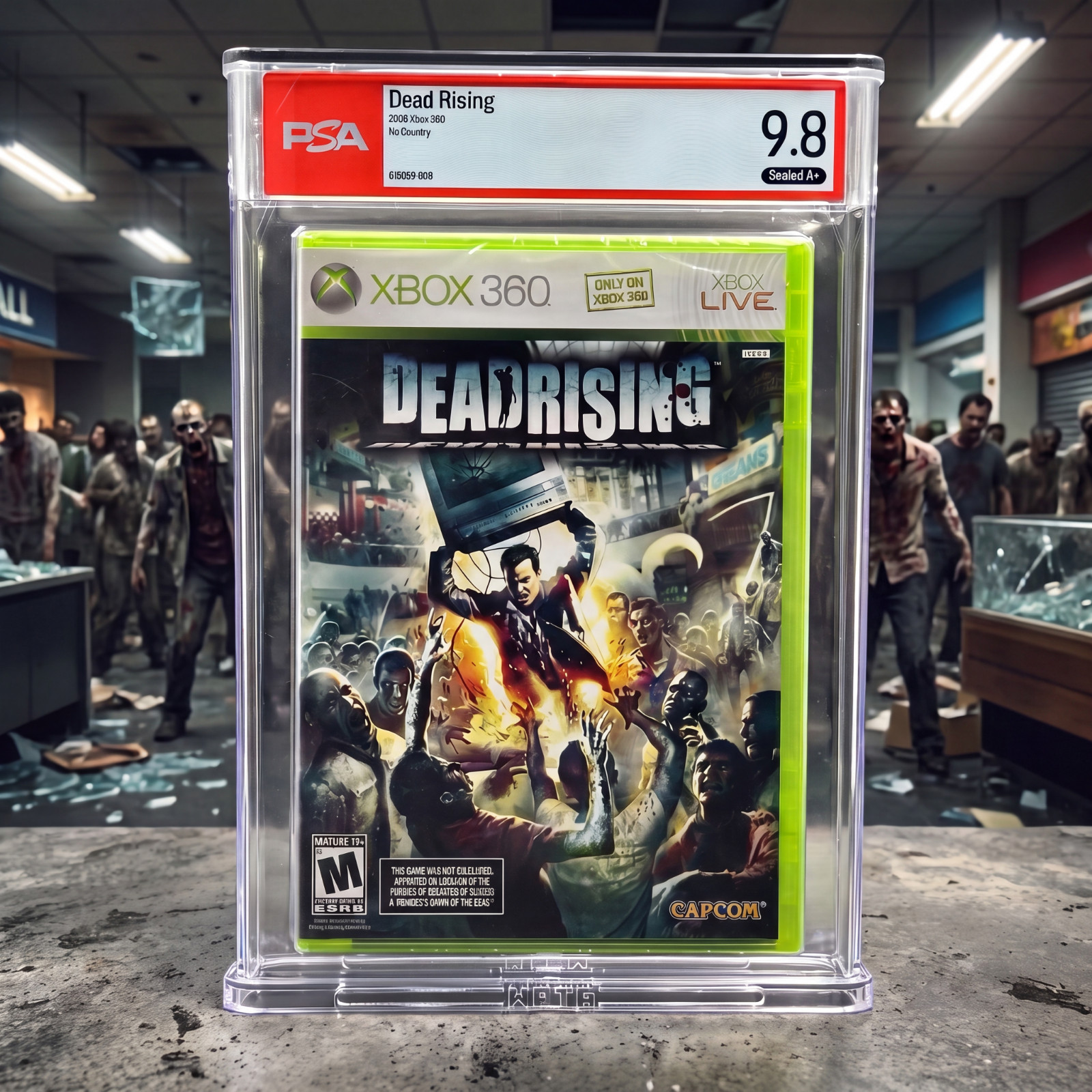 Dead Rising • PSA 9.8 A+ • 1st Print • Xbox 360