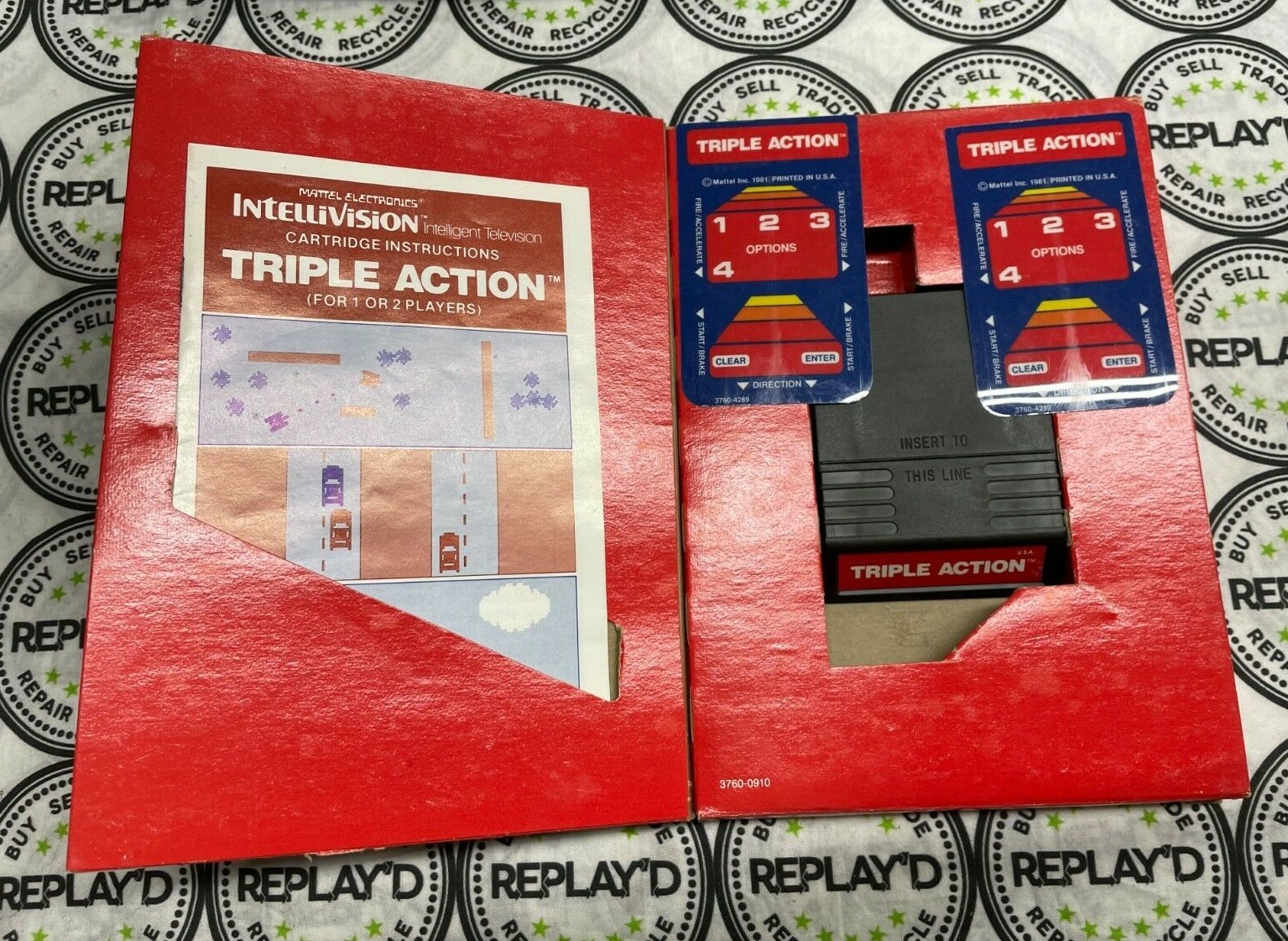 Intellivision Triple Action *Complete in Box* *Read Description*