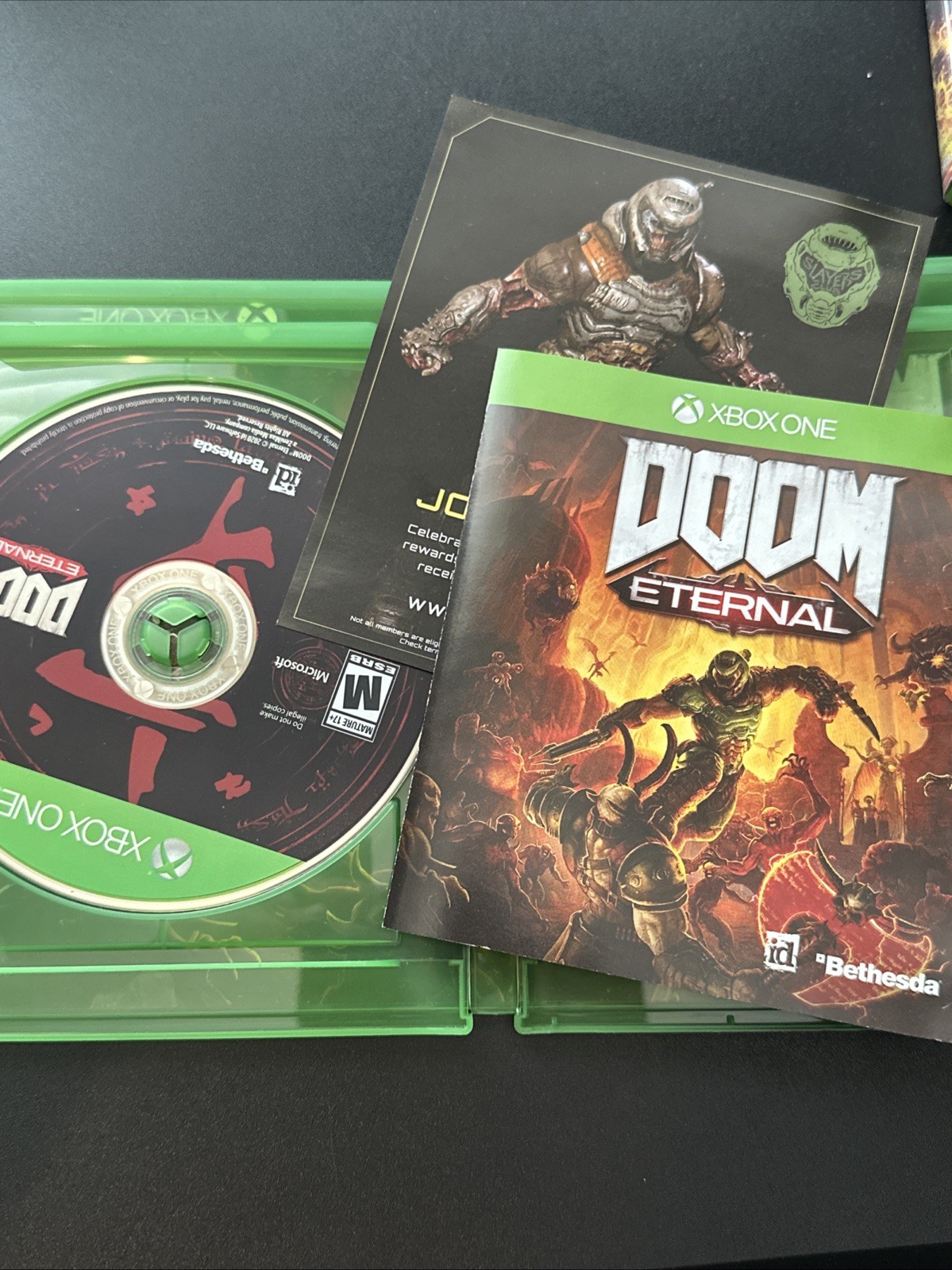 Doom Eternal Amazon Edition Xbox One 2020 Complete CIB Manual Tested Working