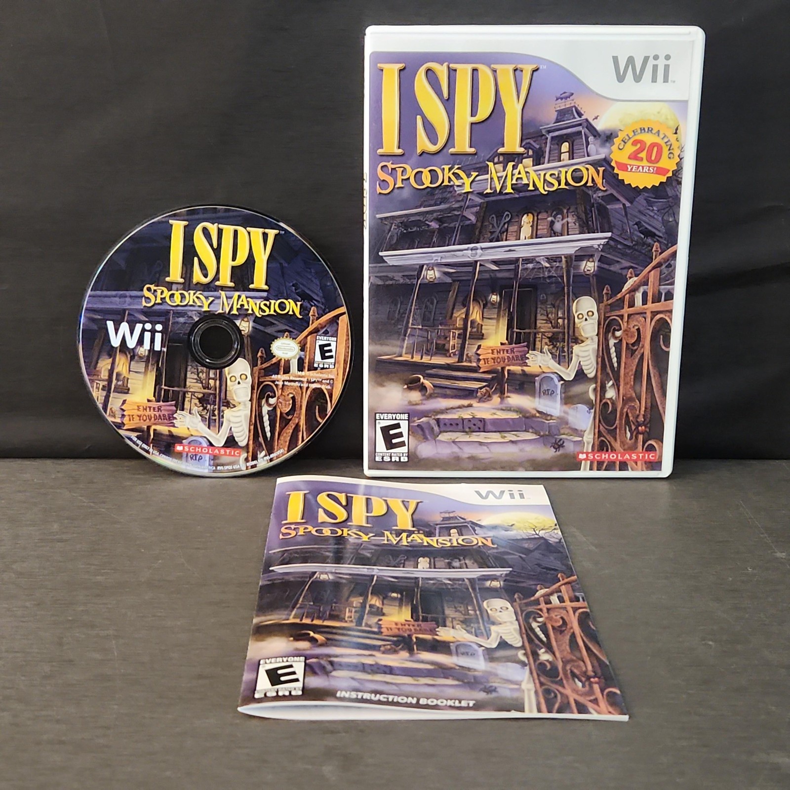 I Spy Spooky Mansion Wii Game CIB