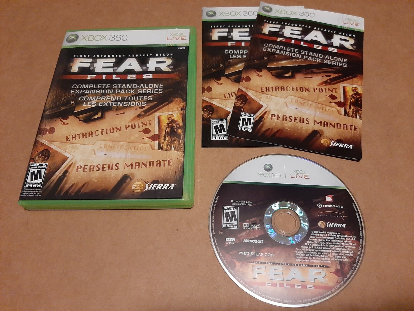 F.E.A.R. Files (Microsoft Xbox 360, 2007)