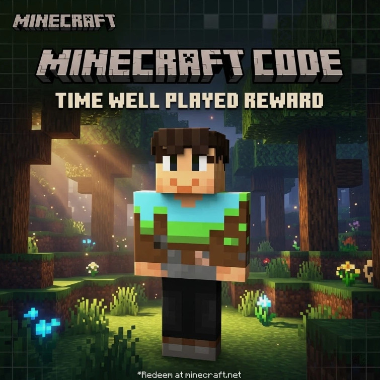 Minecraft: Code – Time Well Played Reward – JAVA & BEDROCK