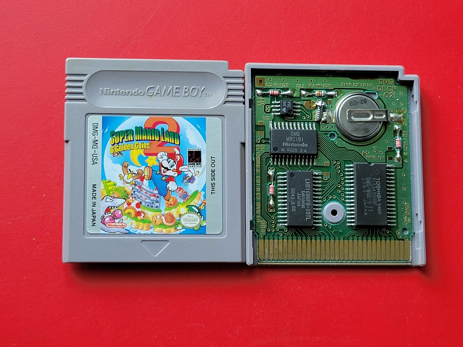 Super Mario Land 2: Golden Coins Game Boy Original Authentic Saves