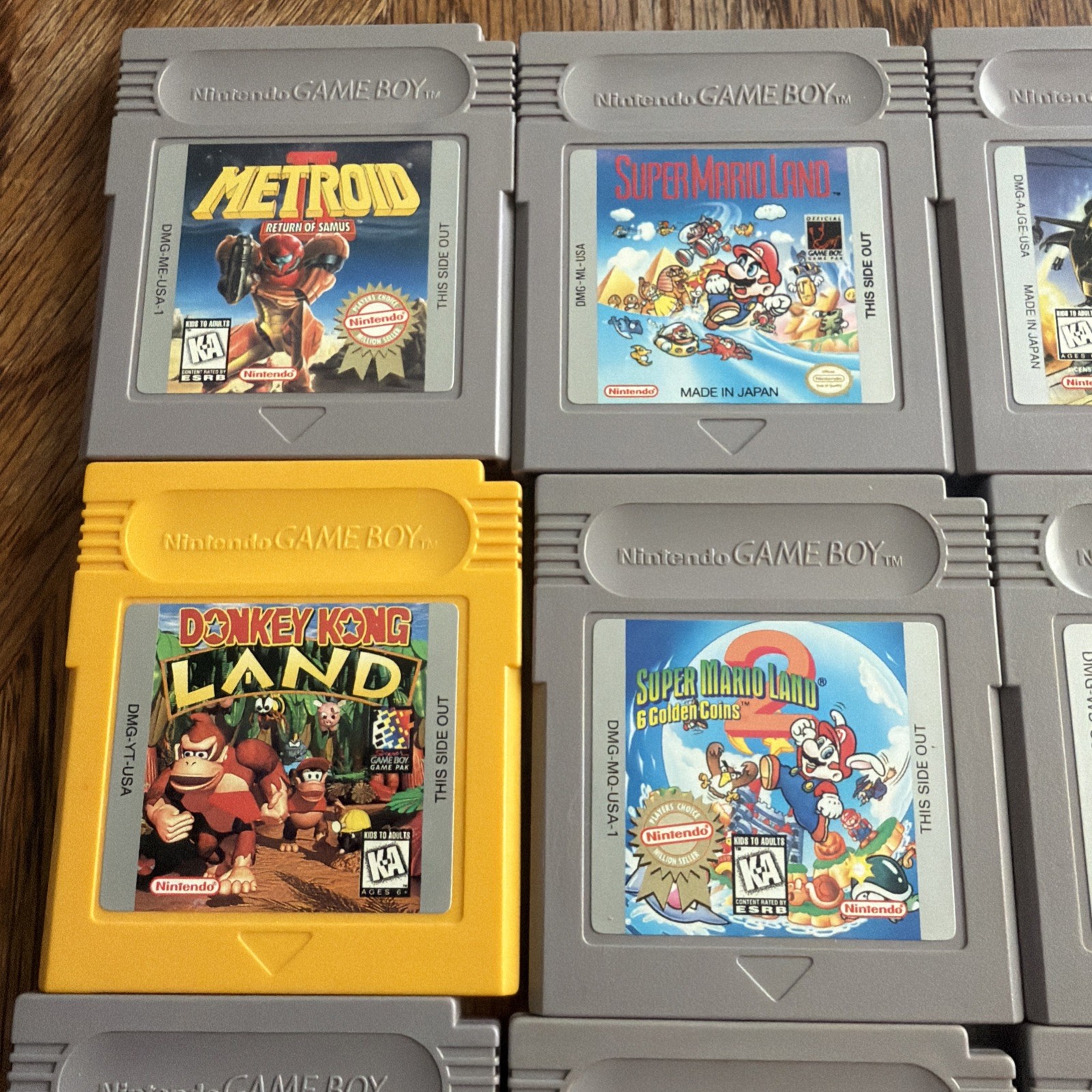 Lot Of 12 Gameboy Games Metroid Super Mario Land Donkey Kong Batman
