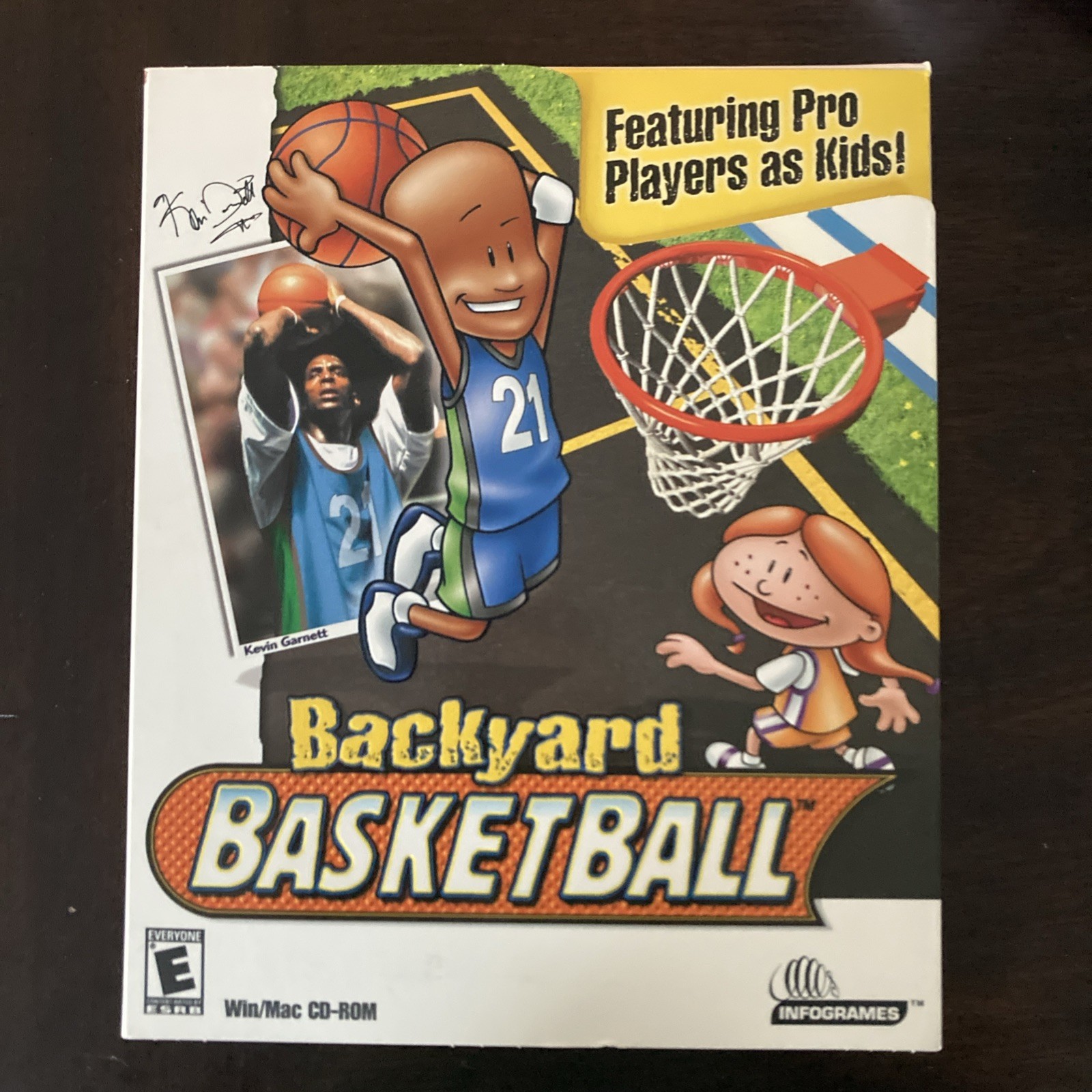2001 Backyard Basketball Big Box PC Windows Mac Game