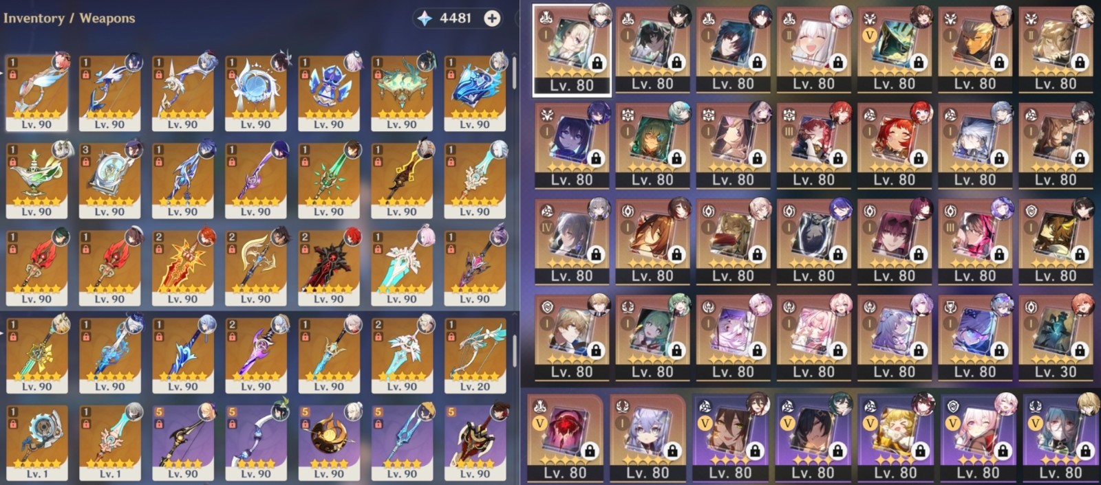 EU Genshin Impact + Honkai: Star Rail AR60/TL70 Account