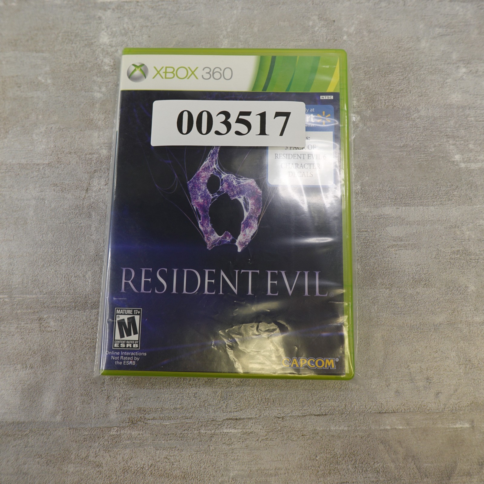 Resident Evil 6 Xbox 360 CIB Microsoft Complete w/ Insert Walmart Cover Zombies