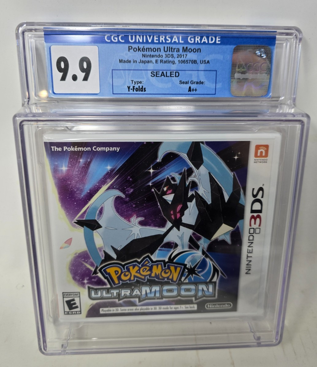 Pokemon Ultra Moon – Nintendo 3DS CGC Graded 9.9 A++ Sealed Brand New