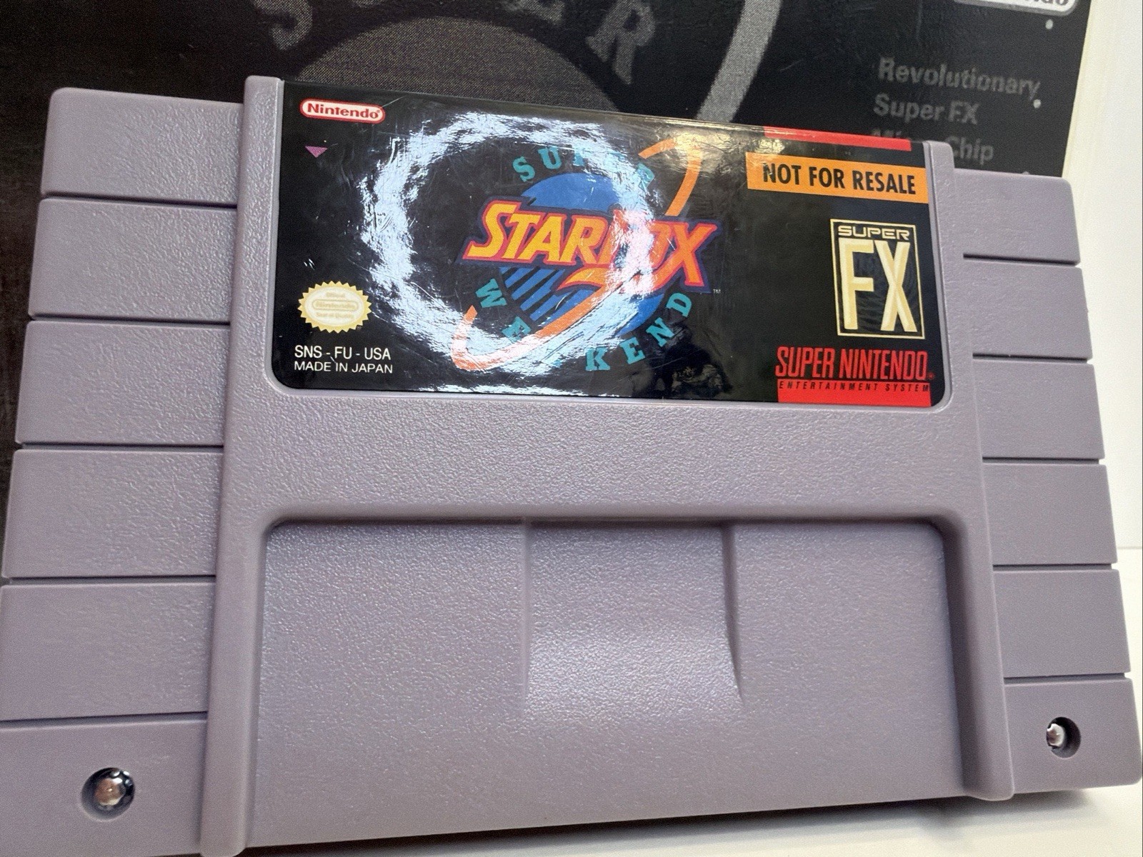 Star Fox Super Weekend Competition Super Nintendo Game SNES Authentic GRAIL