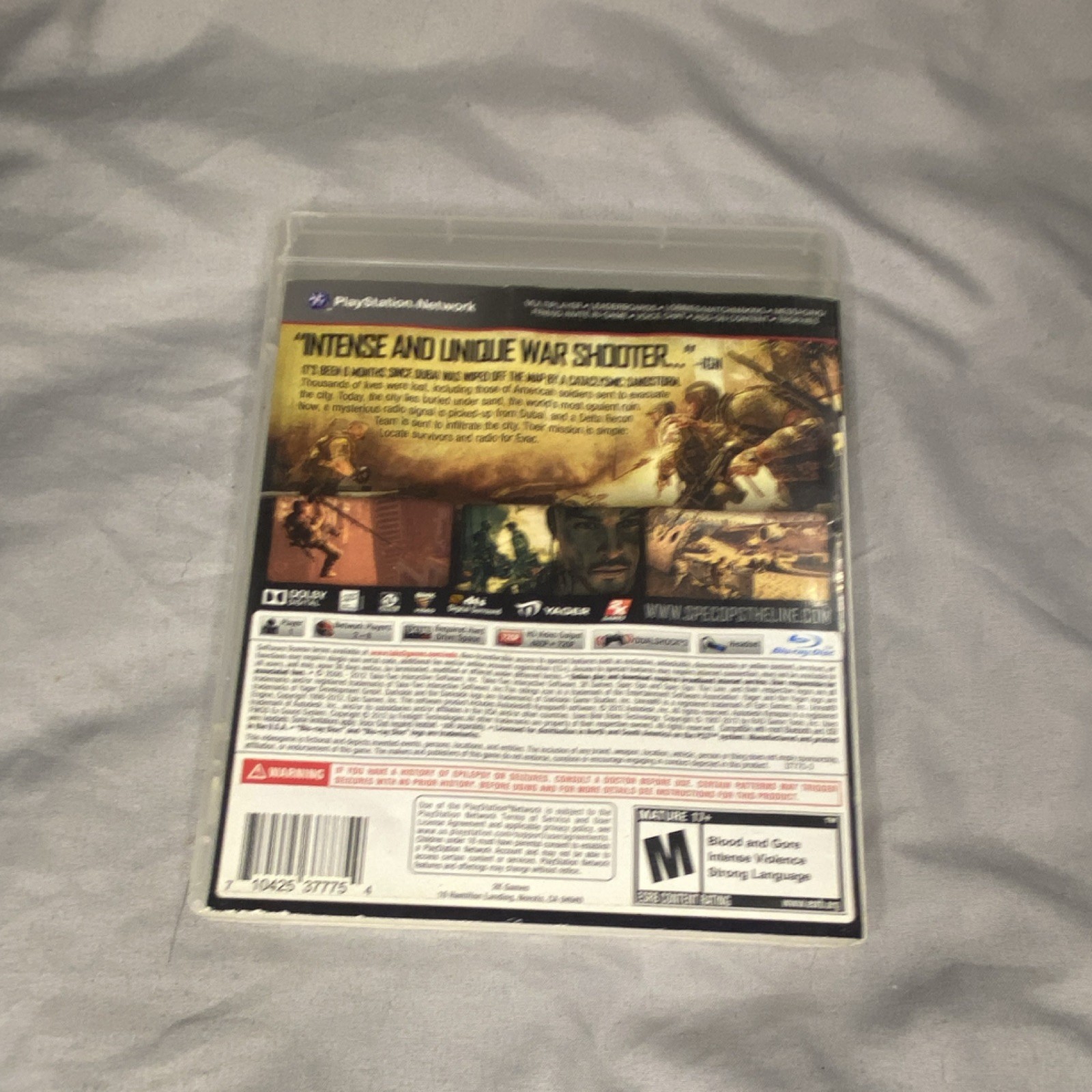 Spec Ops: The Line Premium Edition PS3 M Mature Rated Shooter