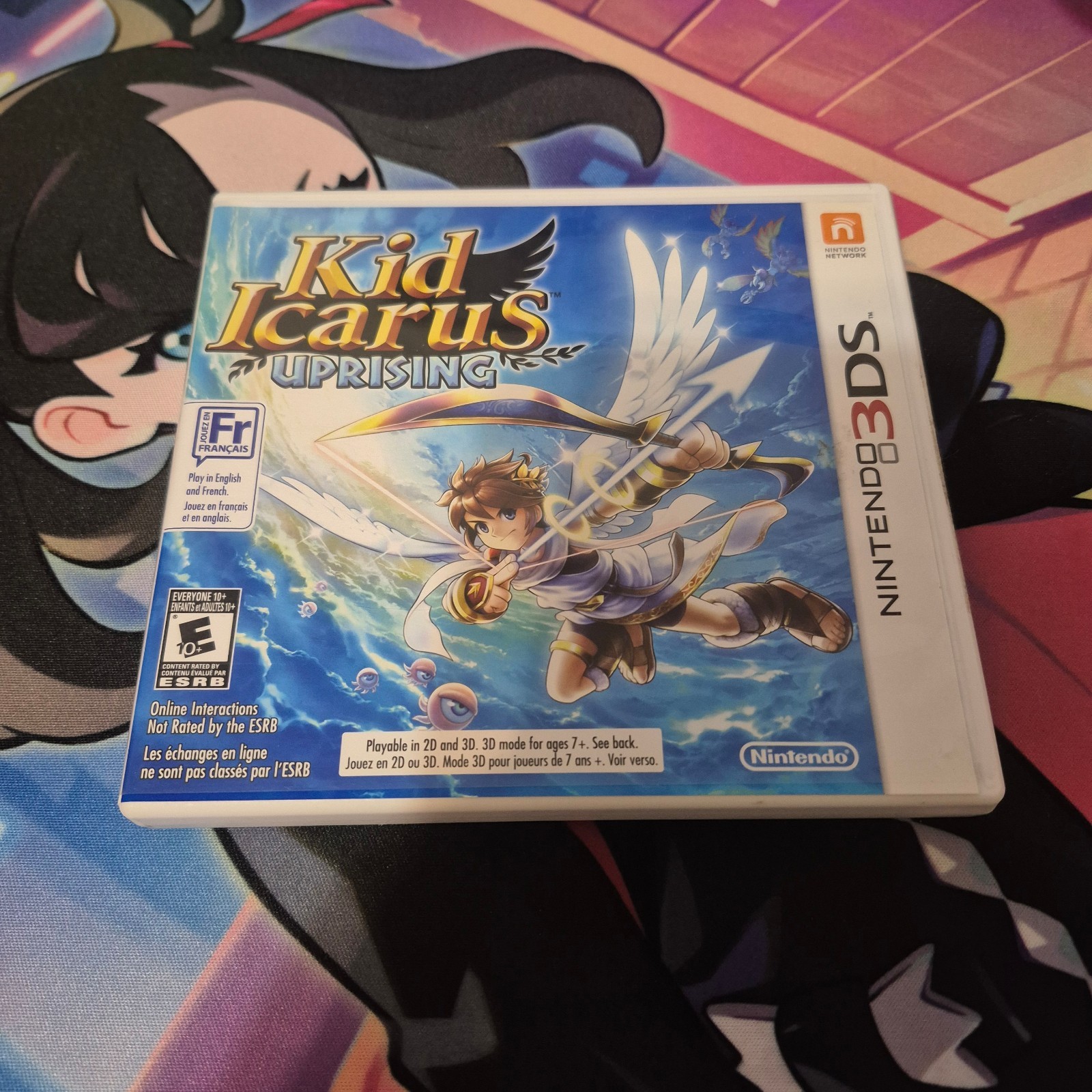 Kid Icarus Uprising Nintendo 3DS 2012 Complete CIB with Sealed AR Cards Tested