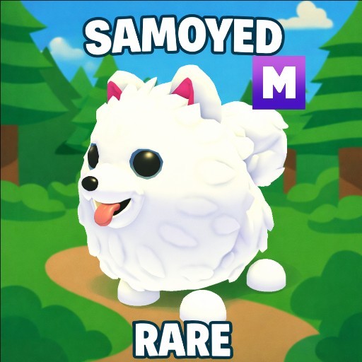 MEGA NEON SAMOYED (NEW) ADOPT A PET FROM ME – CHEAPEST ON EBAY