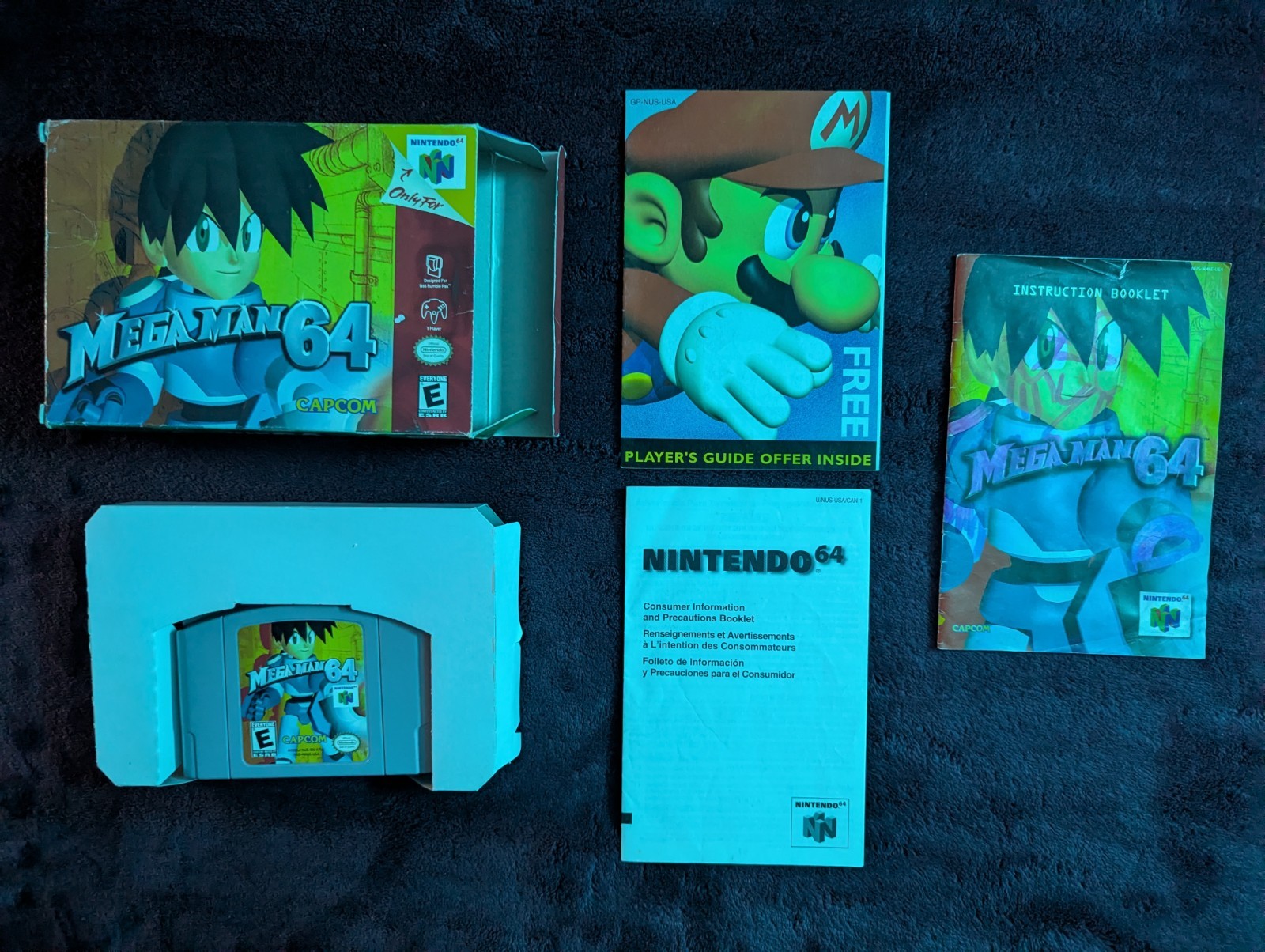 Mega Man 64 (Nintendo 64) | Complete w/ Box, Cartridge, Manual, Inserts, Capcom