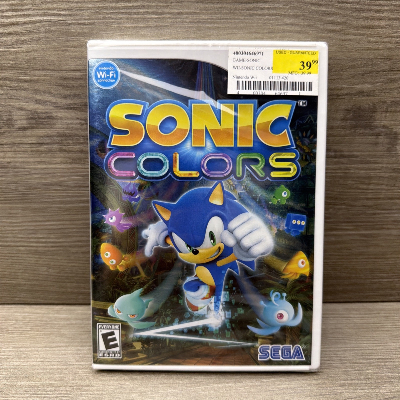 SEGA Sonic Colors Nintendo Wii NTSC-U/C Sonic the Hedgehog Series Brand New