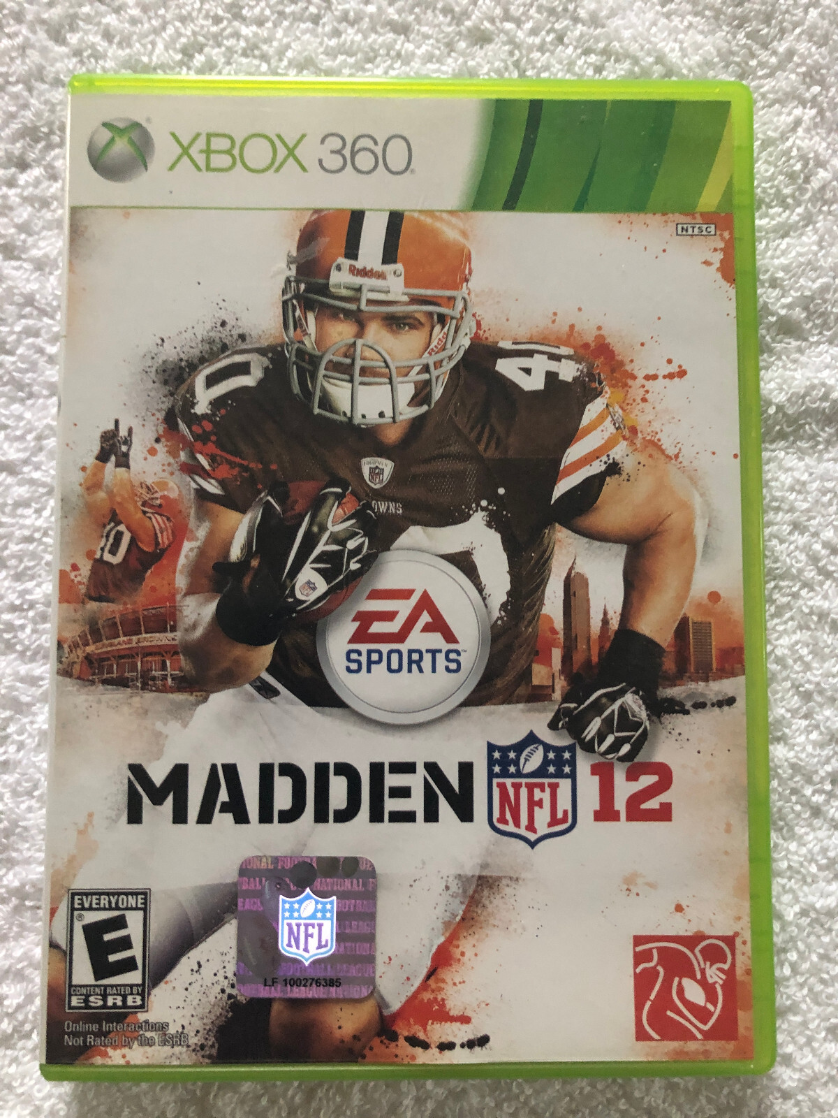 Madden NFL 12 Xbox 360 No Manual Included Good Condition Tested