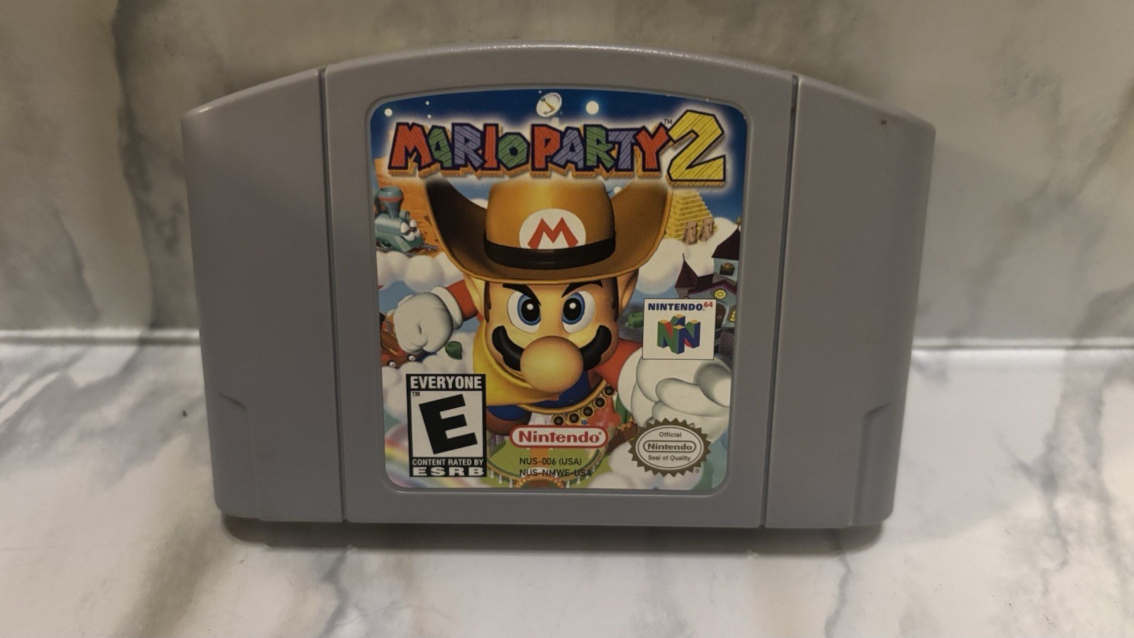 Mario Party 2 Nintendo 64 N64 Video Game Cartridge 1997, Tested Working
