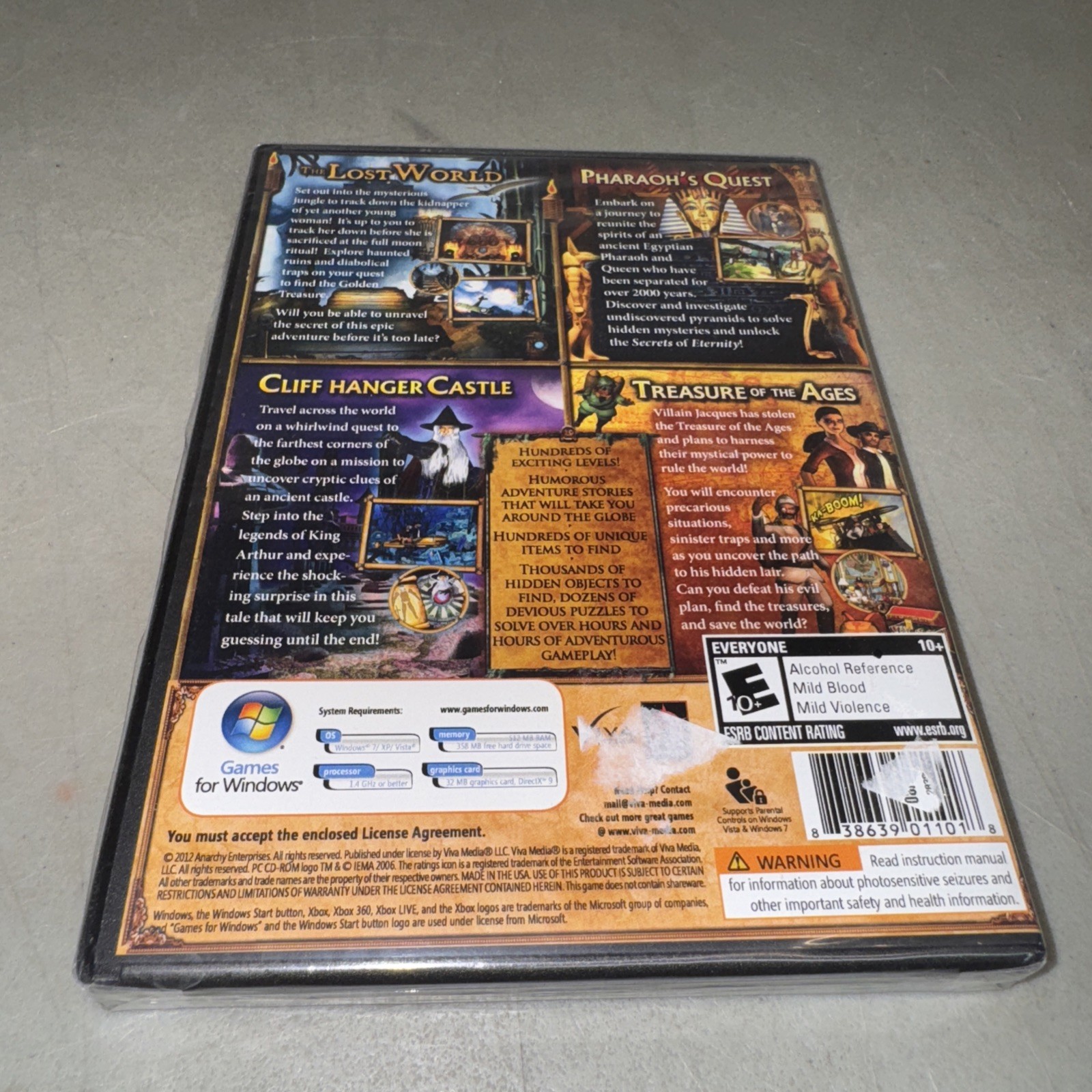 Hide & Secret Bonus Edition 4-Pack PC CDROM Game Mystery, Adventure, Lost World