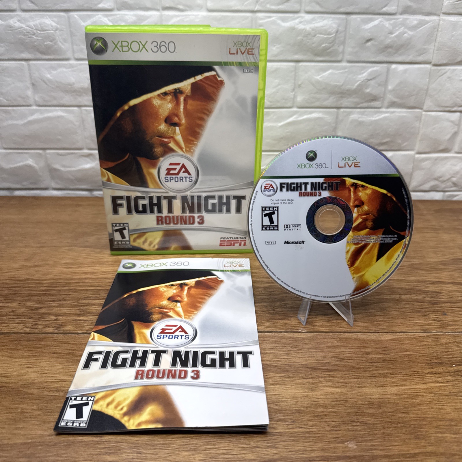 Fight Night Round 3 (Microsoft Xbox 360, 2006) CIB Refurbished 1 Yr Warranty