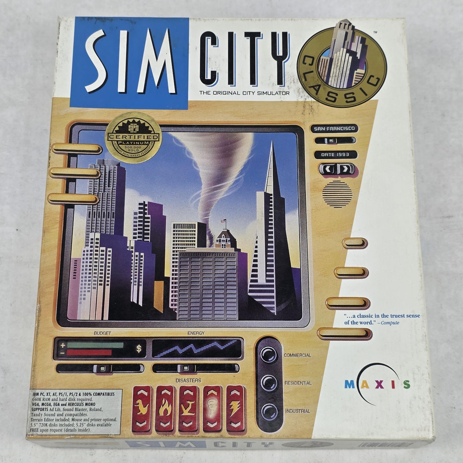 SimCity Classic & Sim City 2000 PC Game Lot 3.5″ Floppy Disks & Bonus CD-Roms