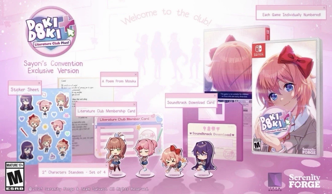 Limited Sealed Complete Set Convention Exclusive Doki Doki Literature Club Plus